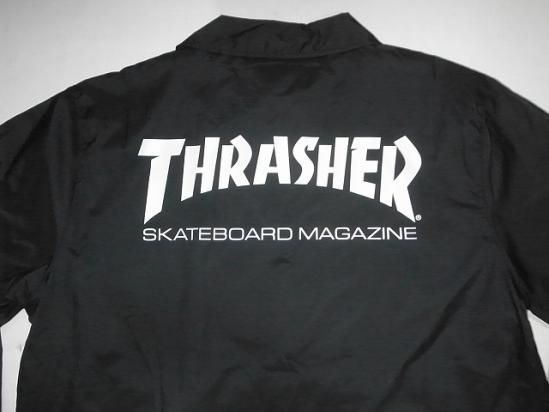 SALE！THRASHER スラッシャー MAG マガジンロゴ ナイロン コーチ