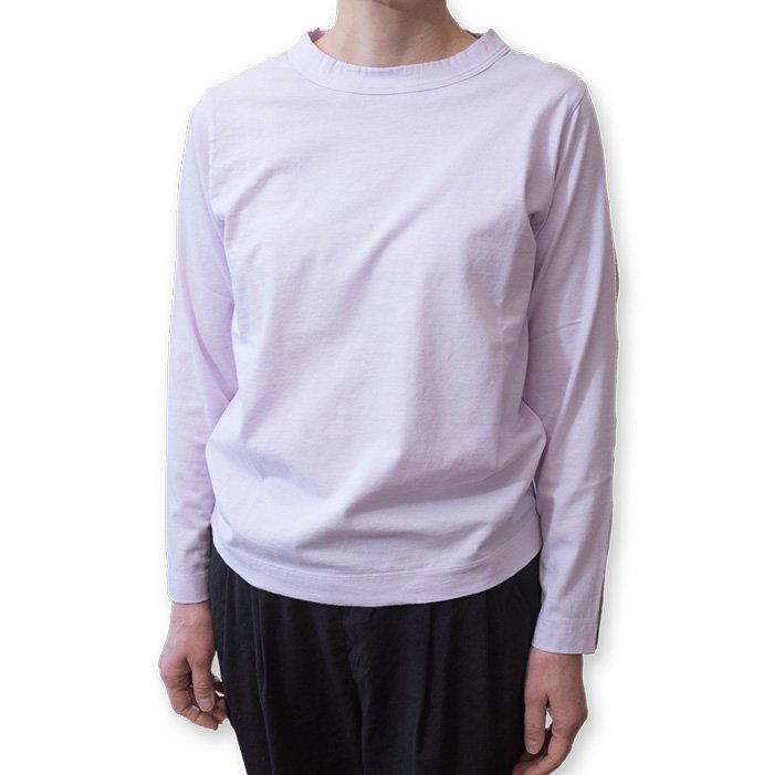 Homspun 天竺長袖Tシャツ #ピンク - ミナペルホネン正規取扱店リントータルファッションプレイス