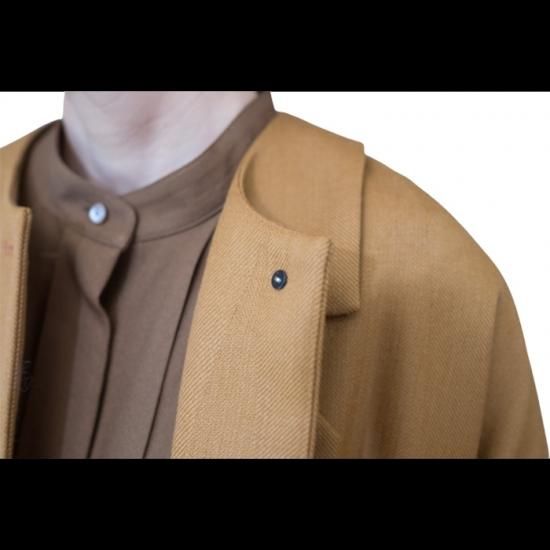 ミナペルホネン piena コート #brown- ミナペルホネン・ショセは
