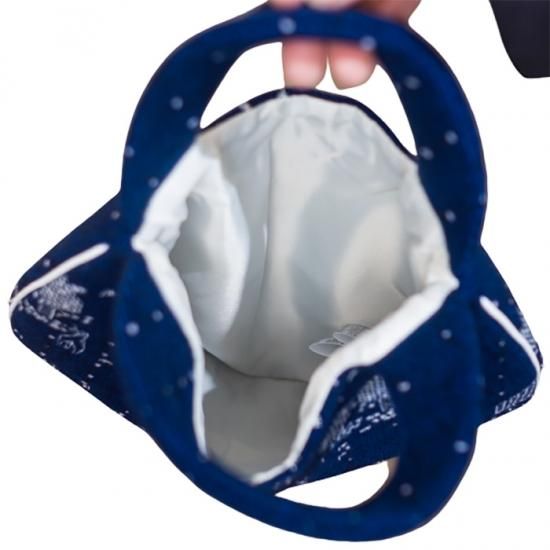 ミナペルホネン エッグバッグ mori no hoshi #navy- ミナ