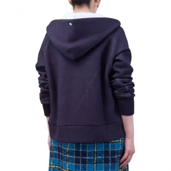 ミナペルホネン slappe フードパーカー #ネイビー- ミナ