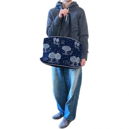 mina perhonen mori no hoshi ライババッグ ネイビー ミナペルホネン ライババッグ mori no hoshi #navy- ミナ