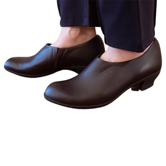 美品✨ショセ chausser トラベルシューズ 天然皮革 ビブラムソール 茶 