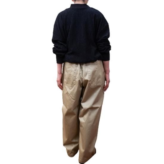 homspun [ホームスパン] 高密度ウェポンひもワイドパンツ