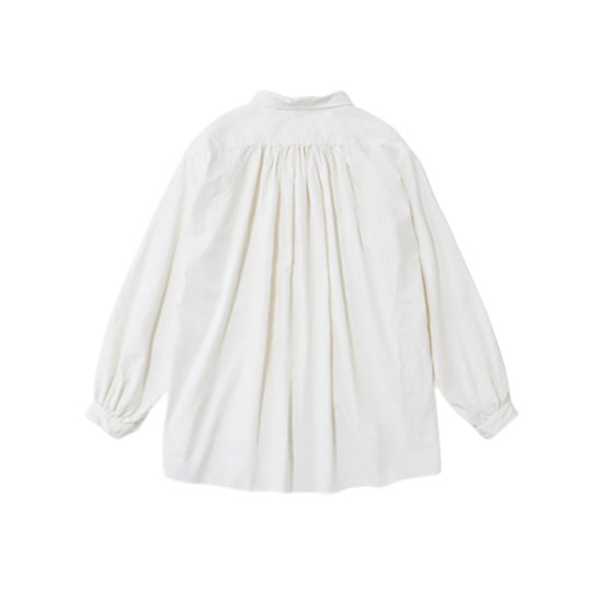 ŠP（エシュペー）ORGANIC COTTON SHIRT＃WHITE - リン