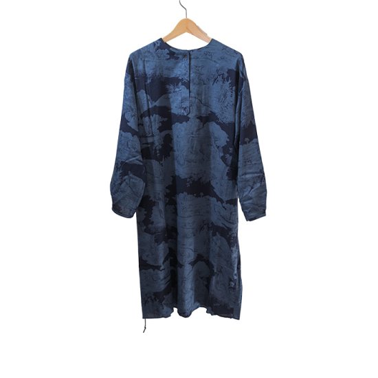 Antipast(アンティパスト) Printed Dress #NAVY - リントータル