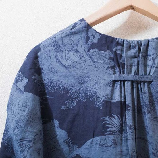 Antipast(アンティパスト) Printed Dress #NAVY - リントータル