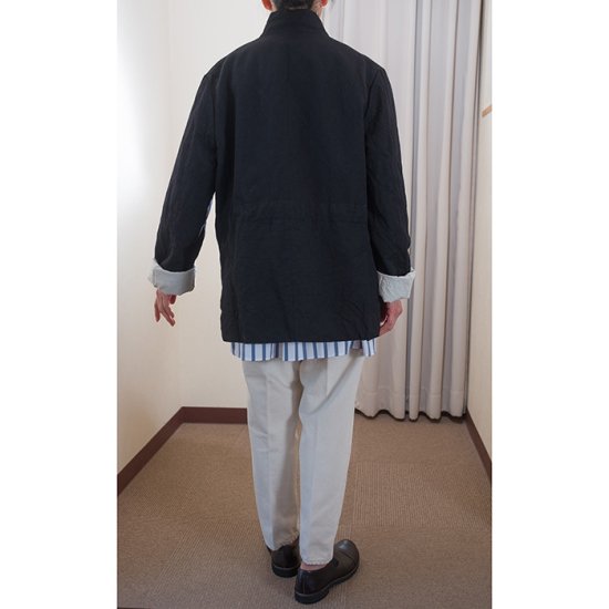 ŠP（エシュペー）WOOL LINEN /JACKET ＃BLACK - リントータル