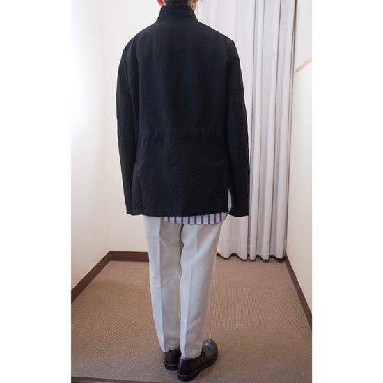 ŠP（エシュペー）WOOL LINEN /JACKET ＃BLACK - リントータル