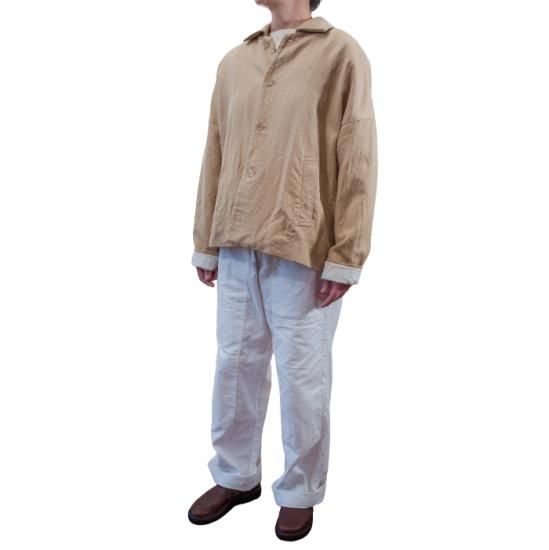 ŠP（エシュペー）WOOL LINEN /JACKET ＃BEIGE - リントータル