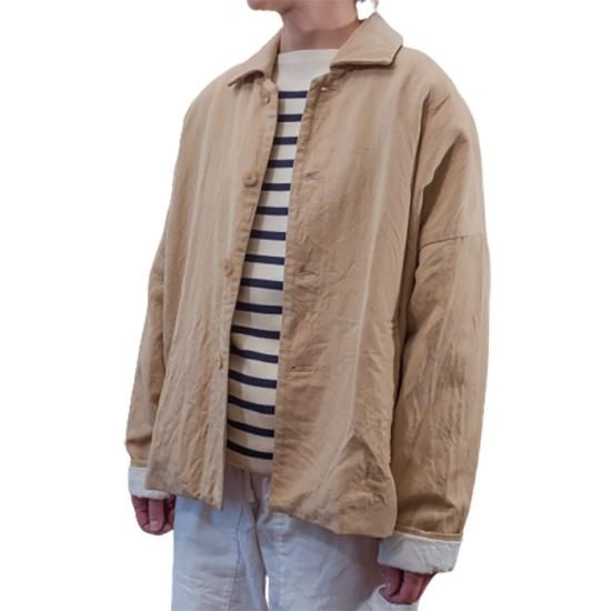 ŠP（エシュペー）WOOL LINEN /JACKET ＃BEIGE - リントータル