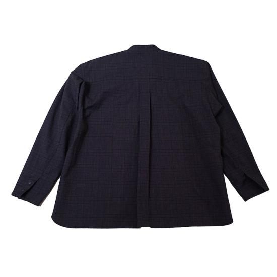 ippei takei ブラック シャツコート ippei takei イッペイタケイ stand collar coat ＜スミクロ