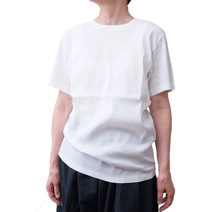Antipast(アンティパスト) ビワコットン半袖Tシャツ #ホワイト