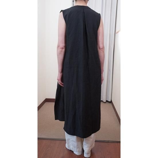 SP（エシュペー） LINEN /HUE BLOUSE NO SLEEVE ŠP（エシュペー） 「1/60 LINEN / HUE DRESS-NO SLEEVE
