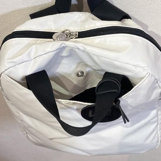 jack gomme(ジャックゴム) ナイロンバックパック LAMI #ECRU(1200