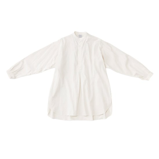 ŠP（エシュペー）ORGANIC COTTON OXFORD /BAND COLLAR SHIRT＃VINTAGE