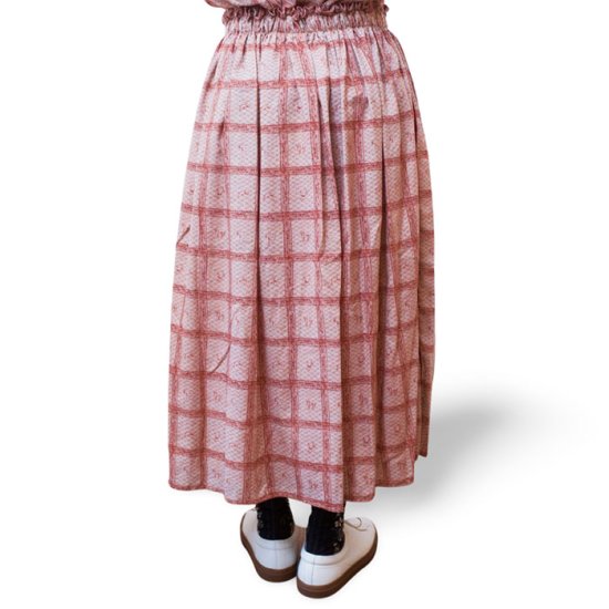 Antipast(アンティパスト) Printed Skirt #ORANGE - リントータル