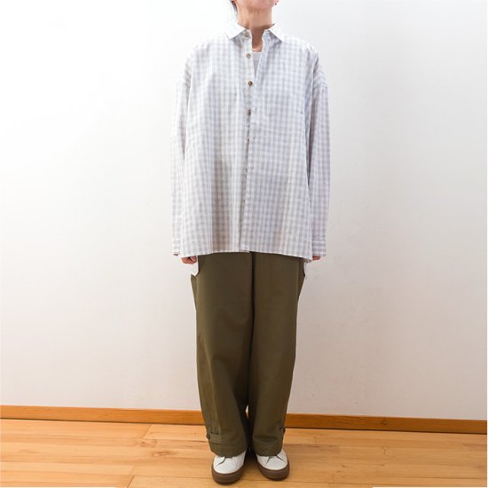 ippei takei [イッペイタケイ] basic shirts ＃gray ggm chk　- 　リントータルファッションプレイス