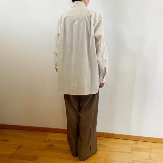 ippei takei [イッペイタケイ] basic shirts ＃stripe - リン
