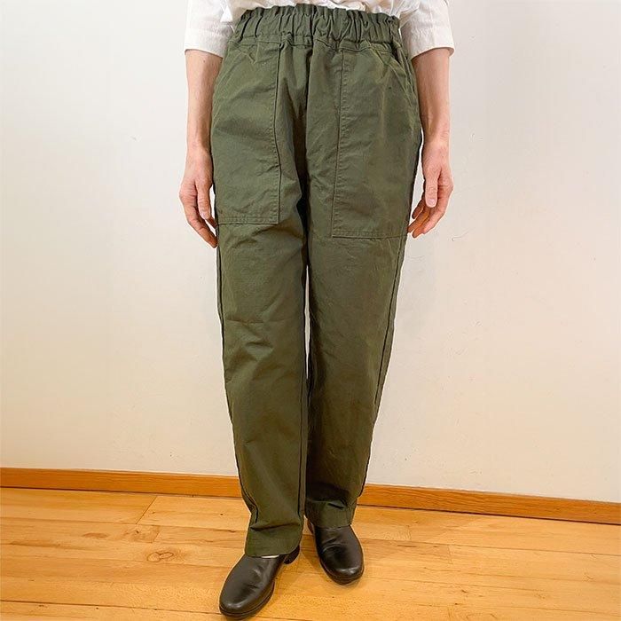 homspun [ホームスパン] リップストップパンツ 2.オリーブ