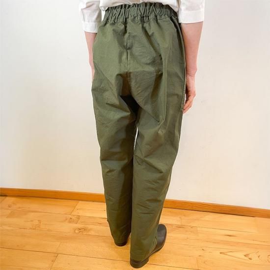 homspun リップストップパンツ オリーブ