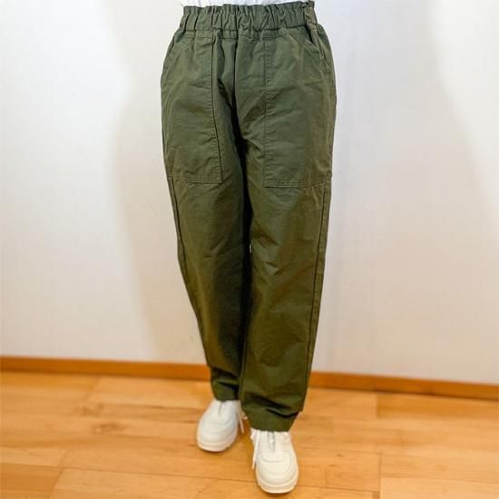homspun 10オンスデニム ギャザーパンツ【ヒッコリー