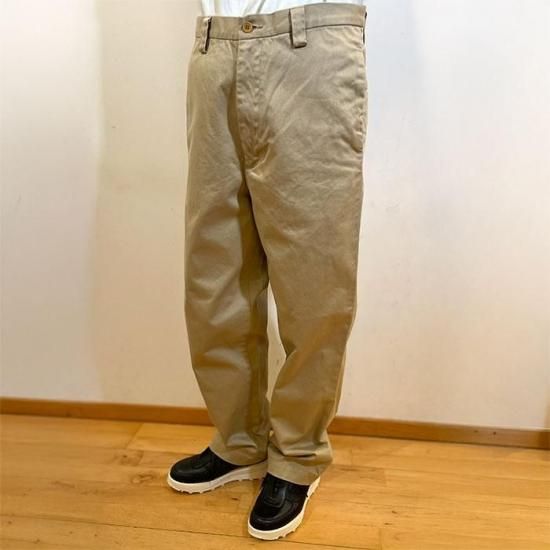 homspun [ホームスパン]高密度ウェポンチノパンツ ＃1.ベージュ