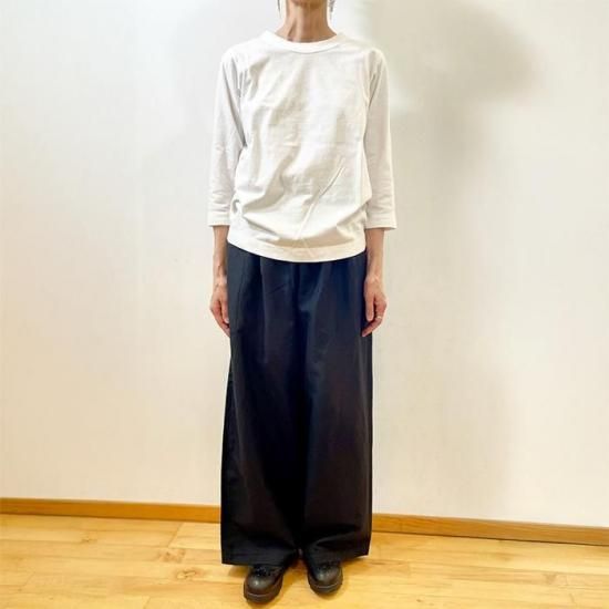 あったか✨homspun ホームスパン ウールイージーパンツ　ブラック　L またまたブラックのみですが再入荷** homspun ホームスパン