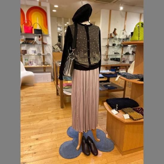 Antipast(アンティパスト) ソックニットカーディガン ベージュ