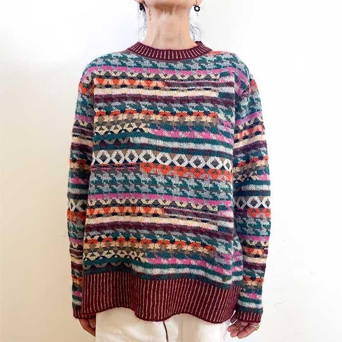 ANTIPAST ニット Antipast(アンティパスト) Jacquard Knit Pullover(リバーシブル