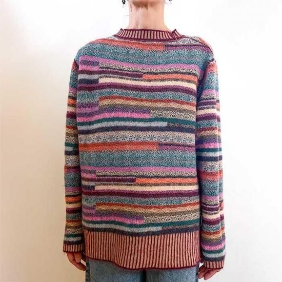 Antipast(アンティパスト) Jacquard Knit Pullover(リバーシブル