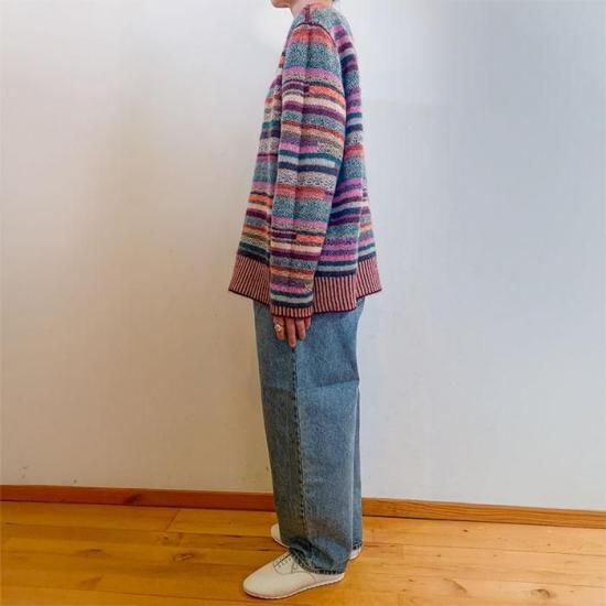 Antipast(アンティパスト) Jacquard Knit Pullover(リバーシブル