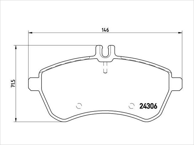 P50067N：ベンツ フロントブレーキパッド 低ダスト セラミック BREMBO 新品 Cクラス W204 Eクラス W212 A207 -  輸入自動車パーツ・用品専門店 ～ blue bridge ～