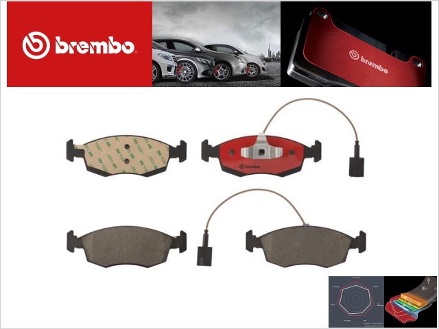 低ダスト BREMBO 新品 フロントブレーキパッド フィアット 500 プント