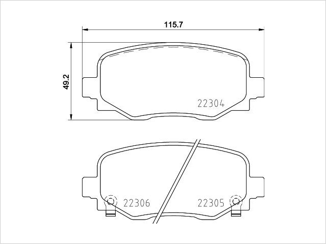 低ダスト BREMBO 新品 リアブレーキパッド フィアット 500X ジープ レネゲード 77367417 77367145 77368077  K68263132AA K68289634AA - 輸入自動車パーツ・用品専門店 ～ blue bridge ～