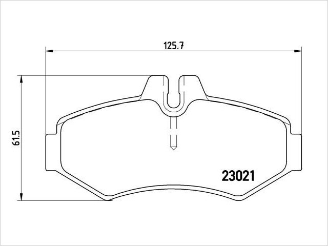 新品 BREMBO ベンツ リアブレーキパッド 低ダスト Gクラス W463