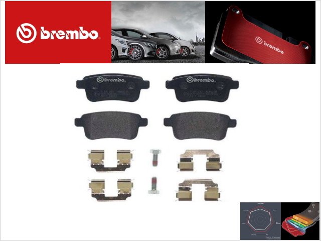 新品 BREMBO ルノー リアブレーキパッド カングー2 KW P68043N
