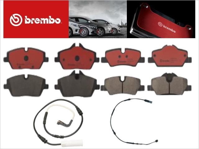 新品 BREMBO BMW MINI F55 F56 前後ブレーキパッドセンサーセット 低 