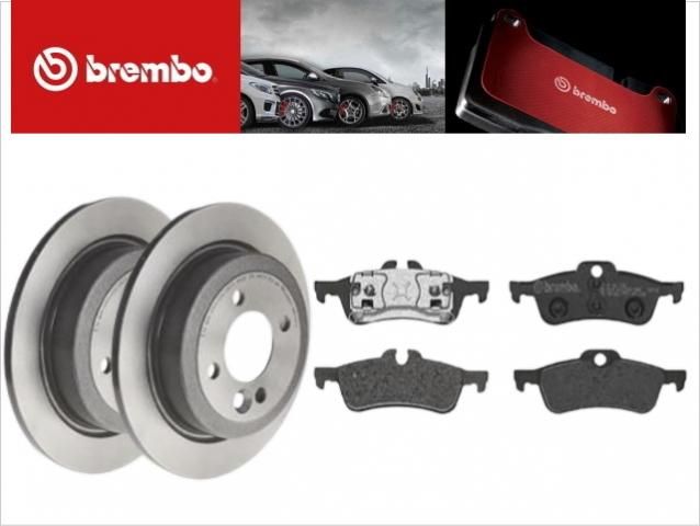 BREMBO 新品 MINI リアブレーキローター リアブレーキパッドセット R50 R53 R52 08.9163.10 P06032N  34211503070 34216761288 - 輸入自動車パーツ・用品専門店 ～ blue bridge ～