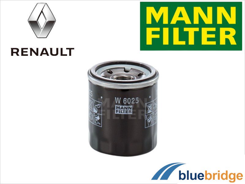 MANN-FILTER マンフィルター オイルフィルター RENAULT MEGANE BBH5H H5H (純正品番:15 20 950 84R) HU10002Z
