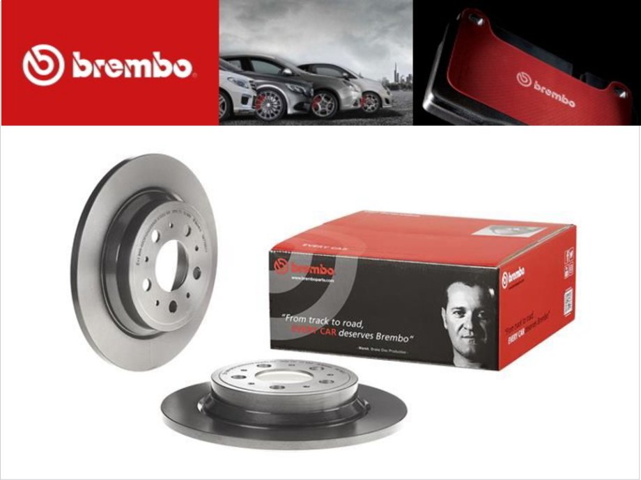 BREMBO 新品 ボルボ V70 II ブレーキローター 94341670 94341674 08.7765.11 リア左右セット 防錆タイプ -  輸入自動車パーツ・用品専門店 ～ blue bridge ～