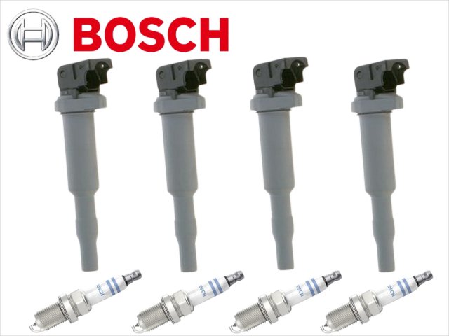 BOSCH 新品 BMW MINI イグニッションコイル スパークプラグ 4本セット