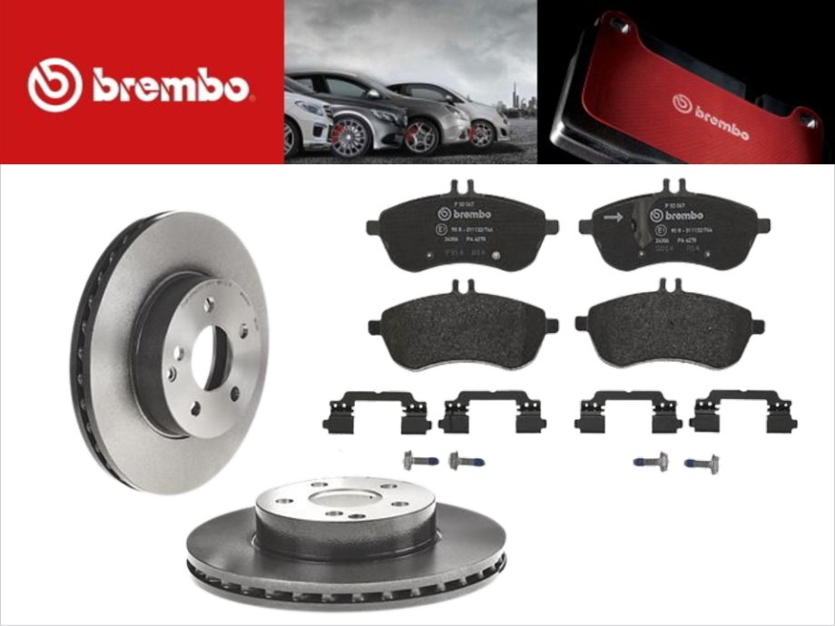 BREMBO 新品 ベンツ フロントブレーキローター フロントブレーキパッド 