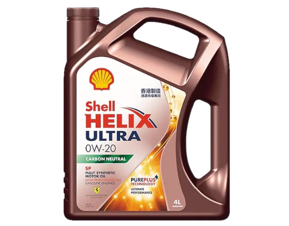 0W-20：シェル製 エンジンオイル Shell HELIX Ultra（ヒリックス 