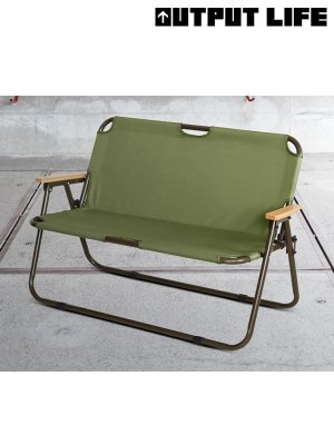 OUT PUT LIFE｜FOLDING SOFA #カーキ [4589507820497] _ Season Select | シーズンセレクト