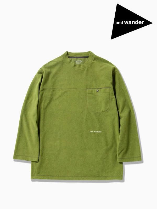 メンズ｜トップス / thermotron mock neck T Yellow Green