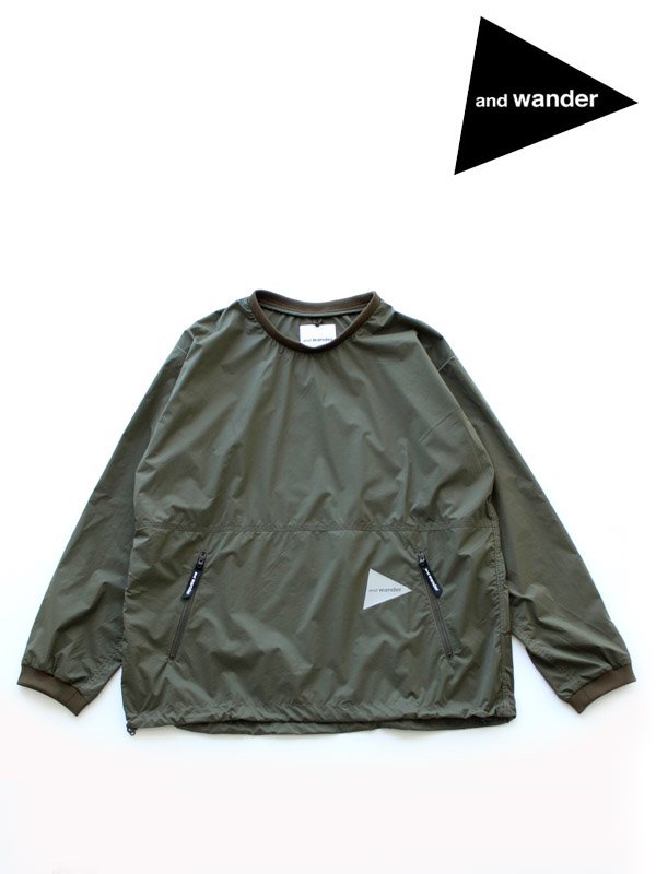 PERTEX wind long sleeve T #Khaki [5740221092] _ and wander