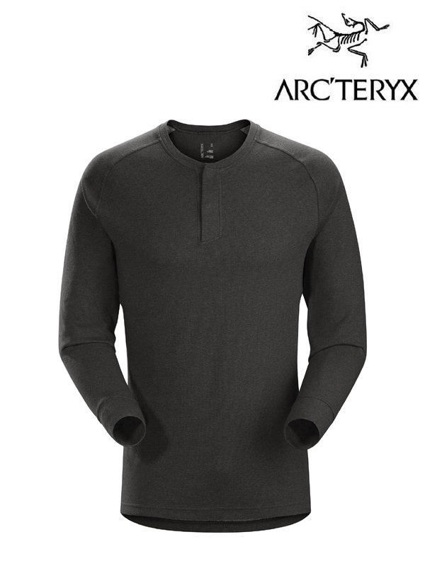 Sirrus Henley LS #Black Heather [20765][L06937700] _ ARC'TERYX