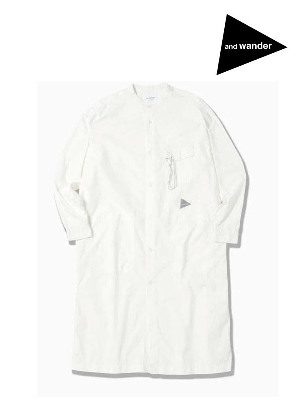 W's CORDURA typewriter long shirt #White [5741983101] _ and wander