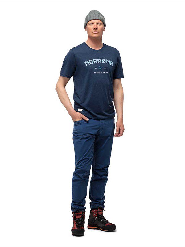 svalbard light cotton Pants #Indigo Night [2421-19] _ Norrona